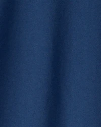 Kids Solid T-Shirt - Blue