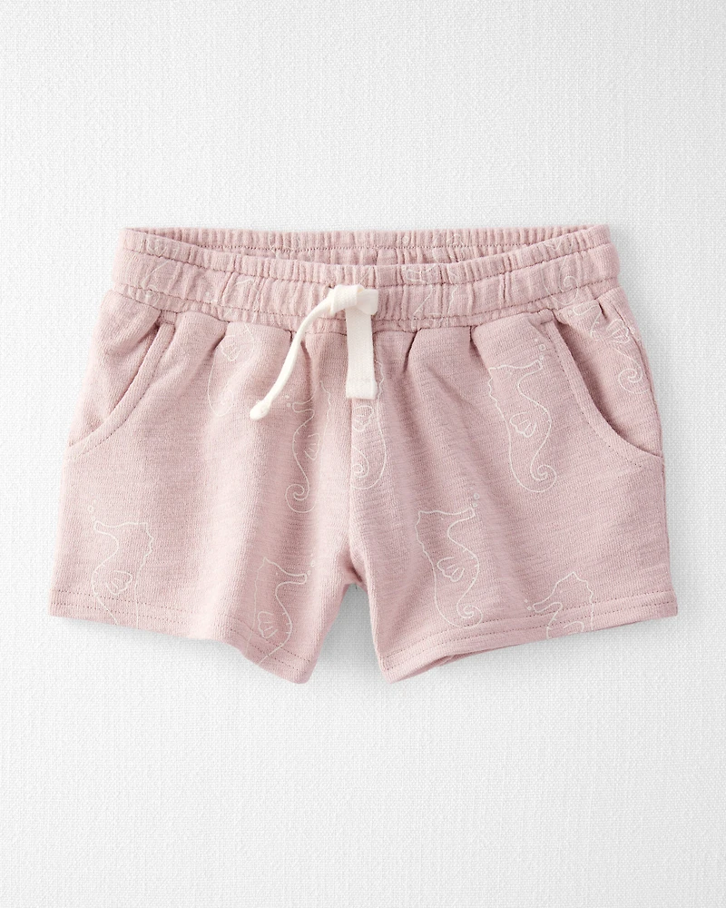 Toddler 2-Piece Seahorse-Print Set Made with Organic Cotton