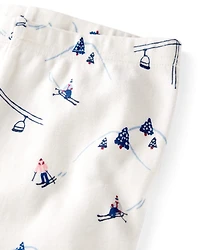 Baby Organic Cotton Pajamas in Snowy Slopes Print