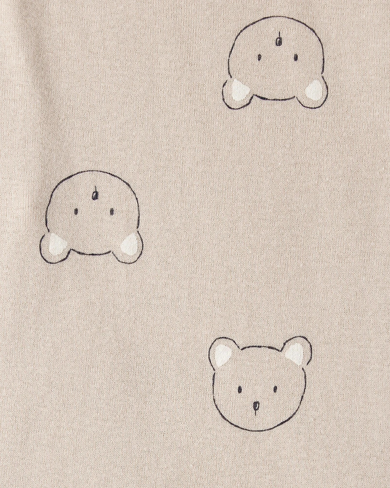 Baby Boy 5-Pack Dog Print Multipack Bodysuits - Blue/White/Navy/Brown