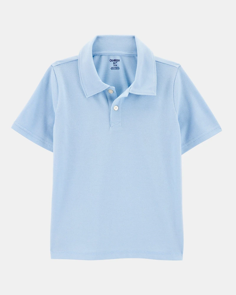 Kid -Pack Pique Uniform Polo Shirts