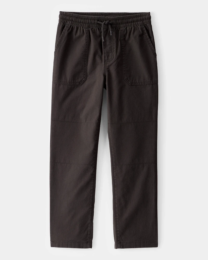 Kid Everyday Pull-On Pants - Dark Grey