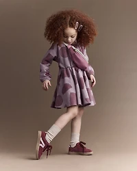 Toddler Girl Avenue Twirl™ Dress with Shapes - Mauve