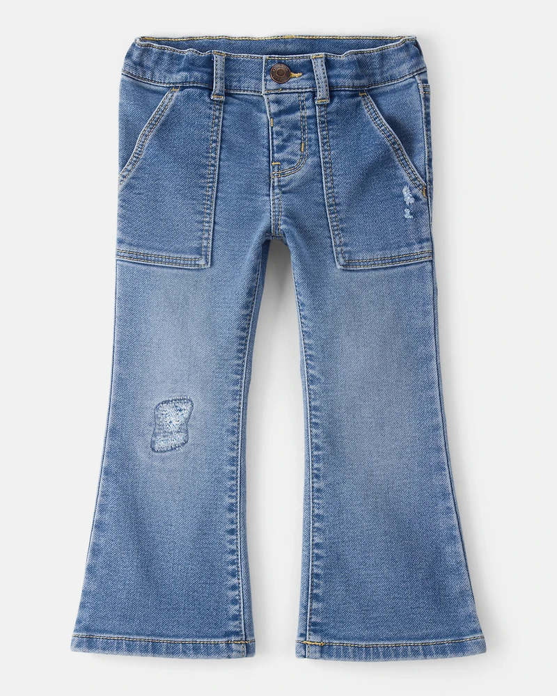Toddler Girl Denim Bootcut Jeans - Blue