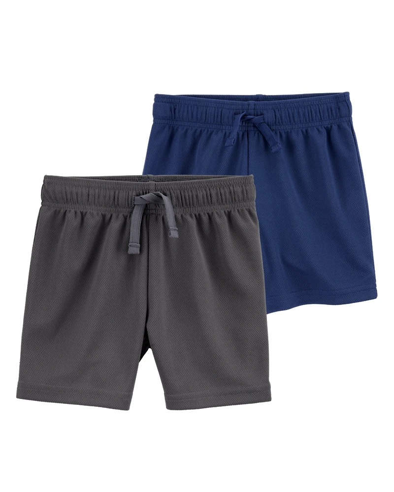Toddler 2-Pack Active Mesh Shorts