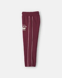 Toddler Boy 'Let's Play' French Terry Joggers - Burgundy