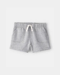 Baby Boy French Terry Shorts - Grey