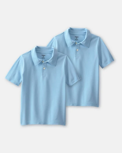 Boys -Pack Uniform Piqué Polo Shirts