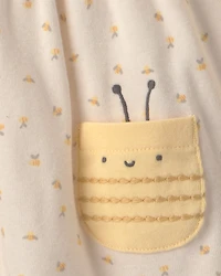 Baby Girl 2-Pack Bee Short-Sleeve Dresses - Yellow