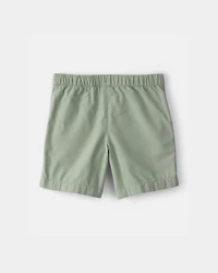 Boys Canvas Shorts - Green
