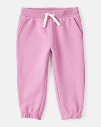 Baby Girl 2-Piece DayDream Fleece Quarter-Zip Pullover Sweatshirt & Joggers Set - Pink