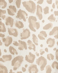 Toddler Girl Leopard Wide-Leg Pants - Ivory