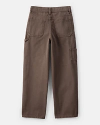 Boys Carpenter Fashion Pants - Brown