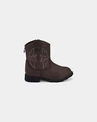 Toddler Boy Cowboy Boots - Brown