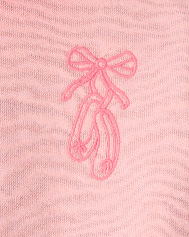 Toddler Girl 2-Piece DayDream Fleece Ballet Long-Sleeve Hoodie & Pant Set - Pink