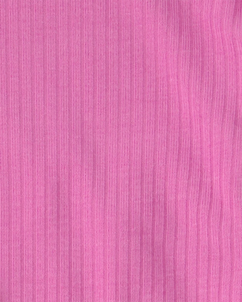 Baby Girl 2-Pack Flamingo PurelySoft Long-Sleeve Multipack Bodysuits - Pink/Ivory