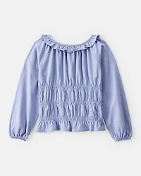 Girls Long-Sleeve Top - Blue