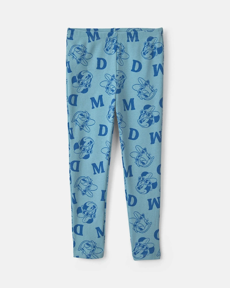 Toddler Girl 2-Piece Disney© Minnie & Daisy Fleece Long-Sleeve Top & Pant Set - Blue