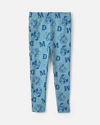 Toddler Girl 2-Piece Disney© Minnie & Daisy Fleece Long-Sleeve Top & Pant Set - Blue