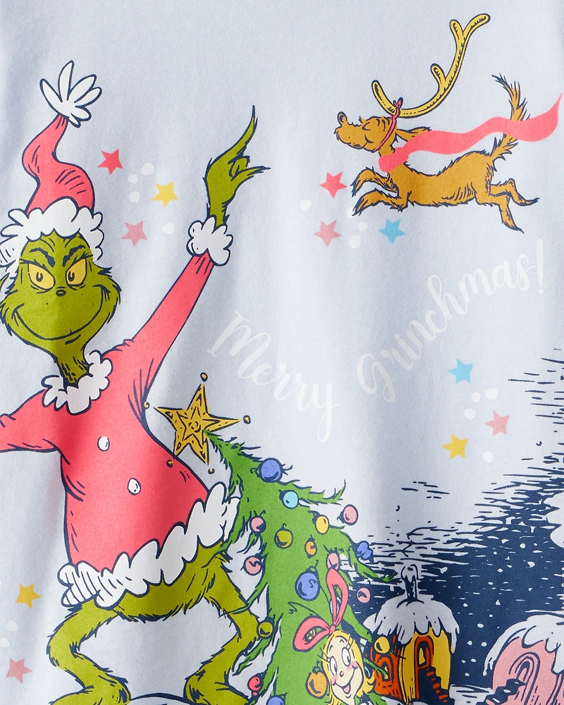 Girls Christmas Dr. Seuss™ The Grinch Long-Sleeve Graphic Tee - Blue