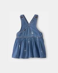 Baby Girl Disney© Winnie the Pooh Denim Wrap Skirtall - Medium Wash