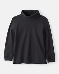 Boys Long-Sleeve Turtleneck - Black