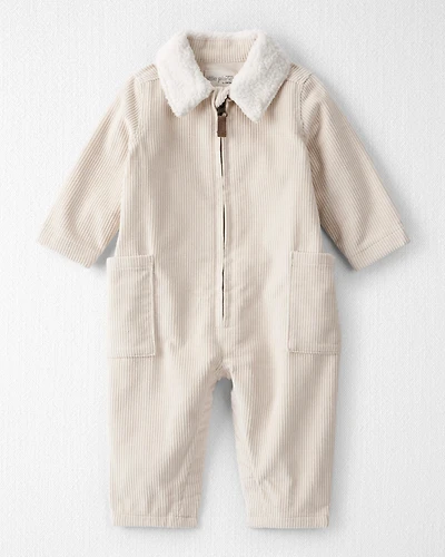 Baby Organic Cotton Corduroy Romper