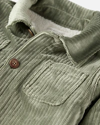 Baby Boy Recycled Ribbed Velour Jacket