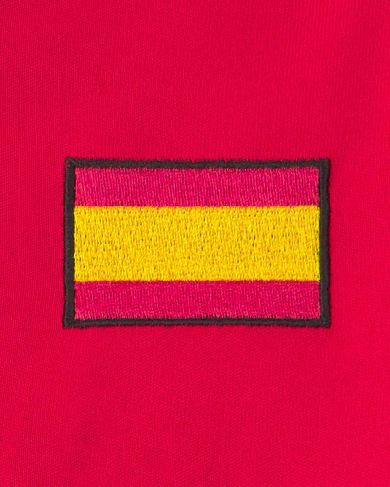 Baby Umbro Spain Soccer Romper - Red