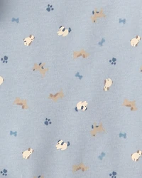 Baby Boy 2-Pack Dog Short-Sleeve Rompers - Blue