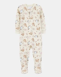 Baby Boy Winnie The Pooh Snug Fit Cotton Footie 1-Piece Pajamas