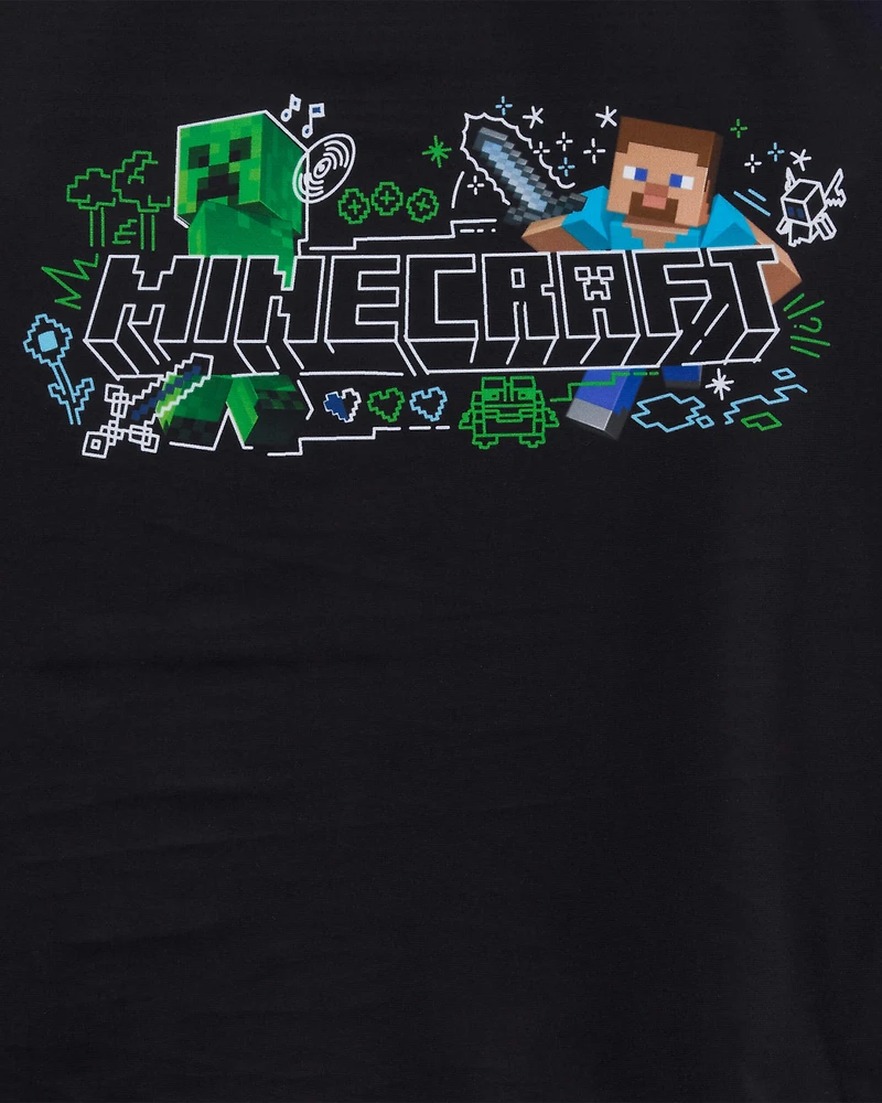 Kid 2-Piece Minecraft™ Rashguard & Swim Trunk Set