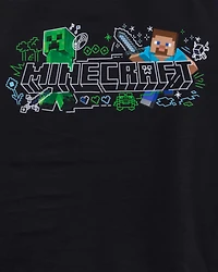 Kid 2-Piece Minecraft™ Rashguard & Swim Trunk Set