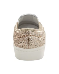 Kid Metallic Slip-On Casual Shoes