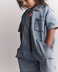 Toddler Girl Day Out™ Romper in Denim
