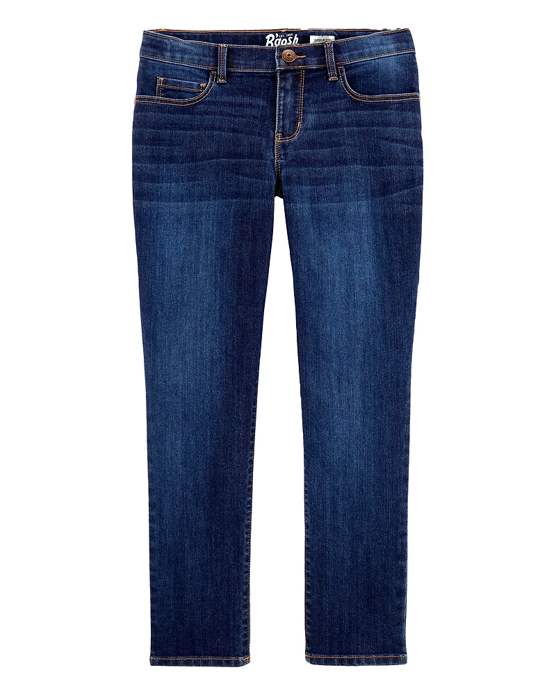 Kid Dark Wash Plus-Fit Skinny-Leg Jeans