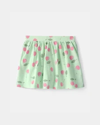 Girls Cherry Skort - Green