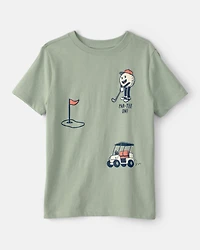 Boys Golf Graphic Tee - Green