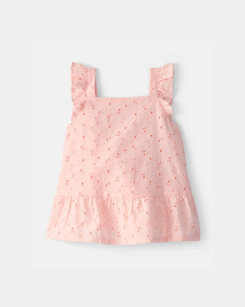 Toddler Girl 2-Piece Top & Pant Set - Pink