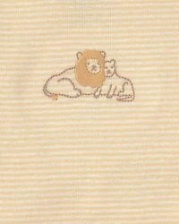 Baby 3-Piece Lion Bodysuit & Pant Set - Yellow/Ivory