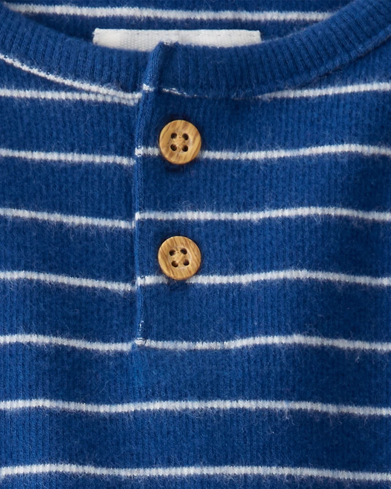 Baby Boy 2-Piece Organic Cotton Striped Set
