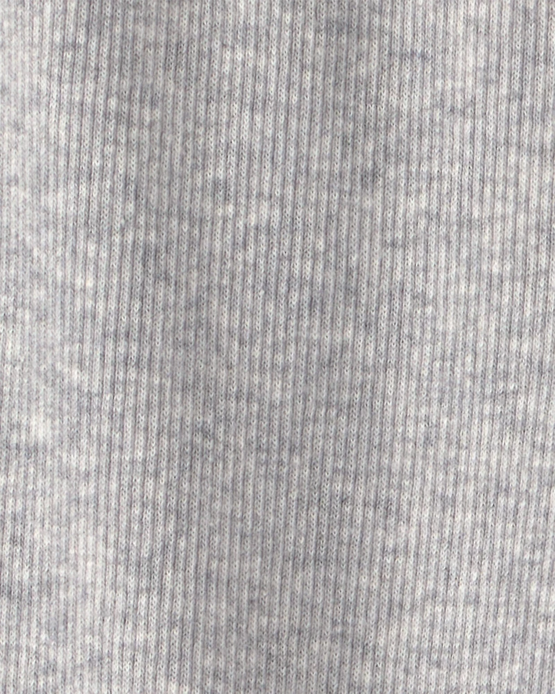 Baby Boy Organic Cotton Rib Footed Pants
