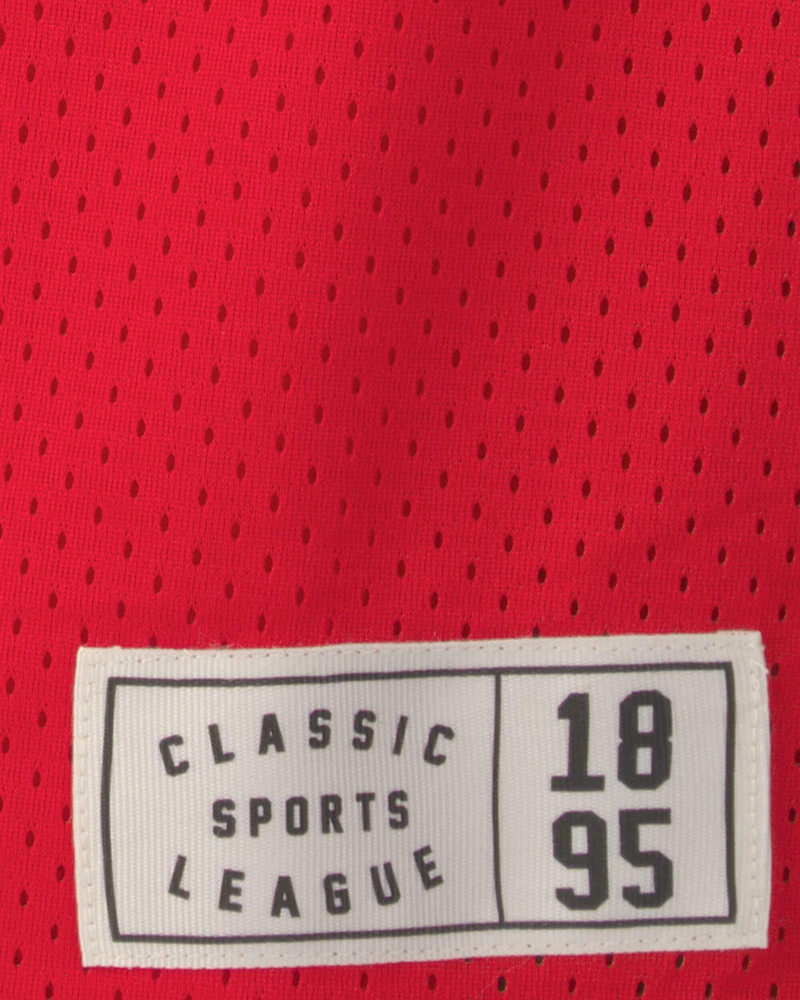 Boys Active Mesh Tank - Red