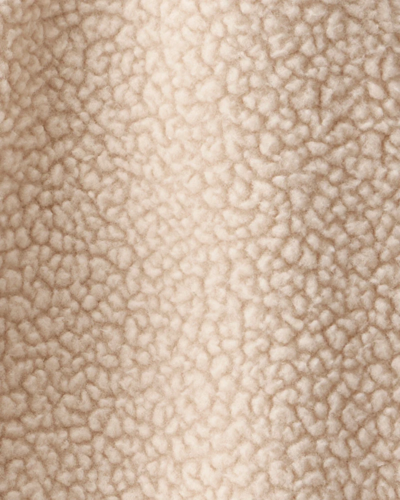 Toddler Boy Fleece Joggers - Brown