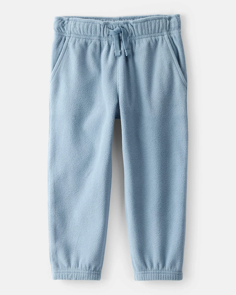 Toddler Boy Fleece Joggers - Blue