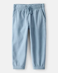 Toddler Boy Fleece Joggers - Blue
