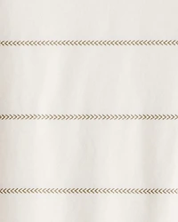 Boys Striped Long-Sleeve Tee - Ivory