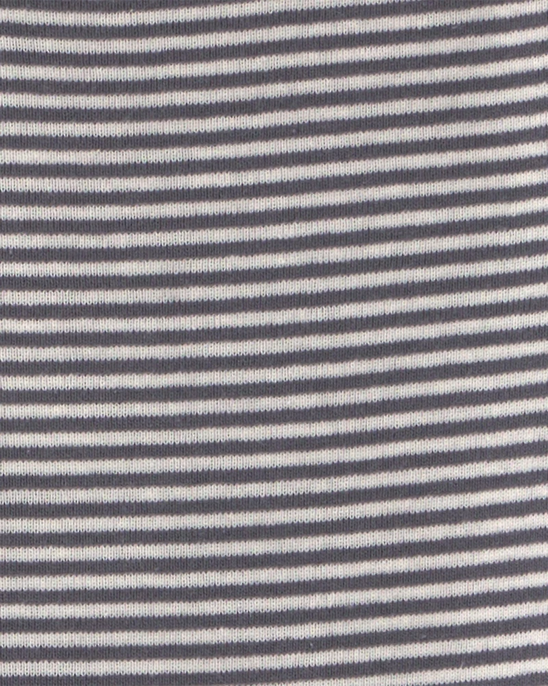 Baby Boy 3-Piece Quilted French Terry Layering Set - Grey