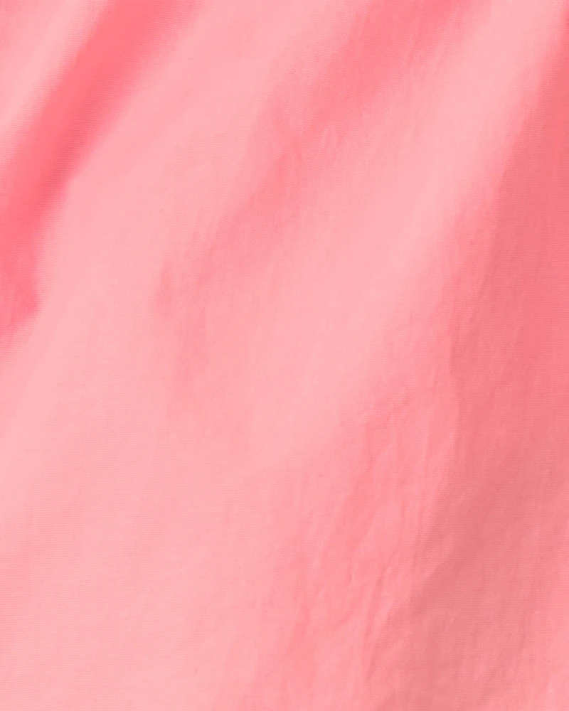 Baby Girl Colorblock Active Shorts - Pink