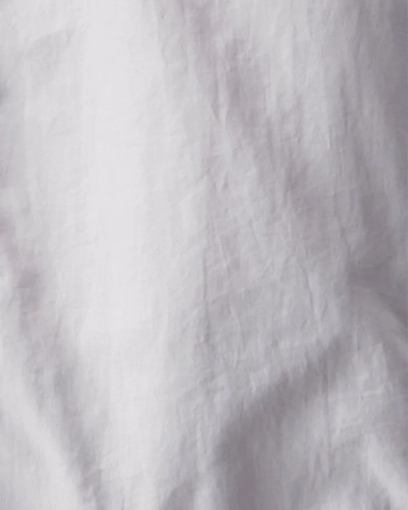 Girls Woven Joggers - Gray